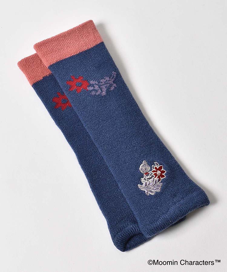 ≪OUTLET≫ミィ刺繍切替マシュマロレッグカバー
