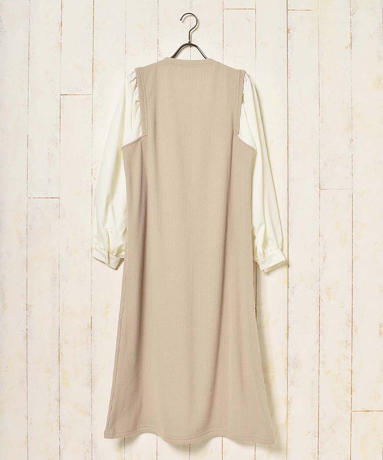 ≪SALE≫ニットドッキングワンピース