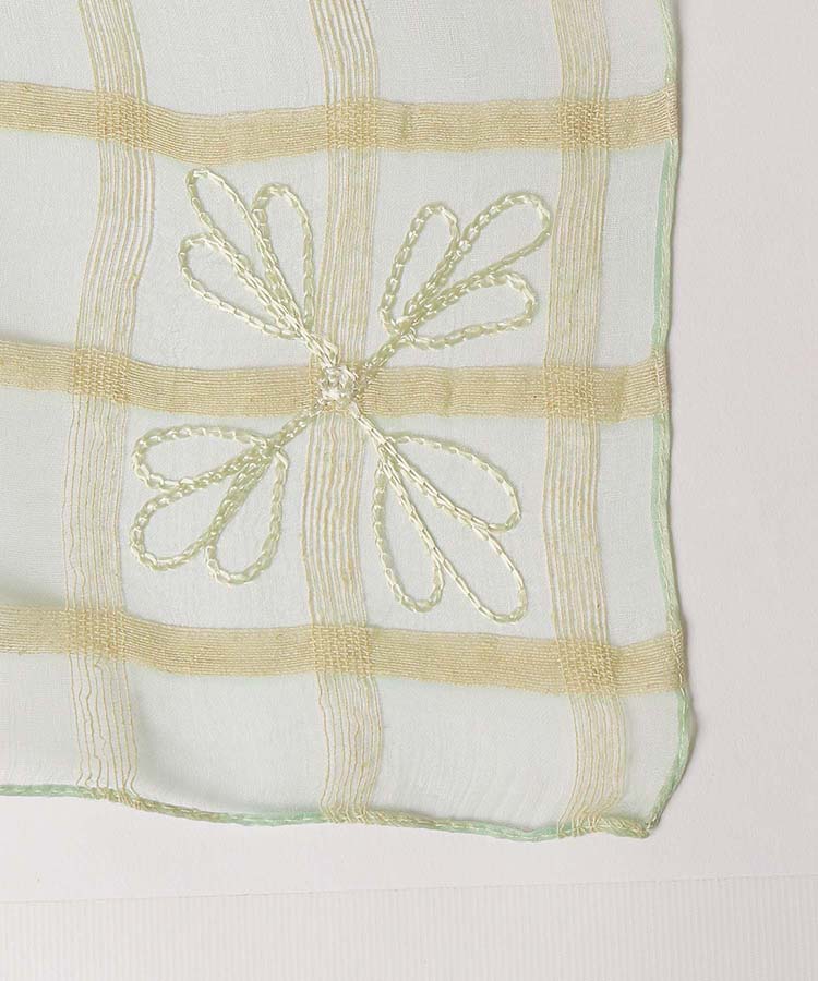 ≪SALE≫シルク刺繍ストール