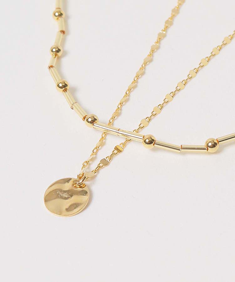 ≪SALE≫metalballセットネックレス