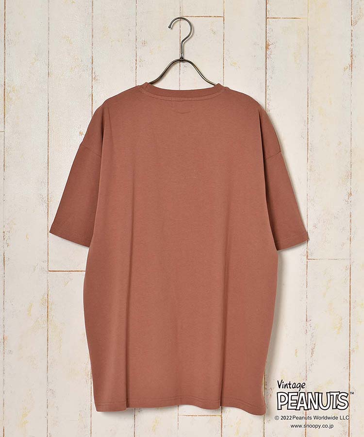 ≪OUTLET≫スヌーピー刺繍Tシャツ