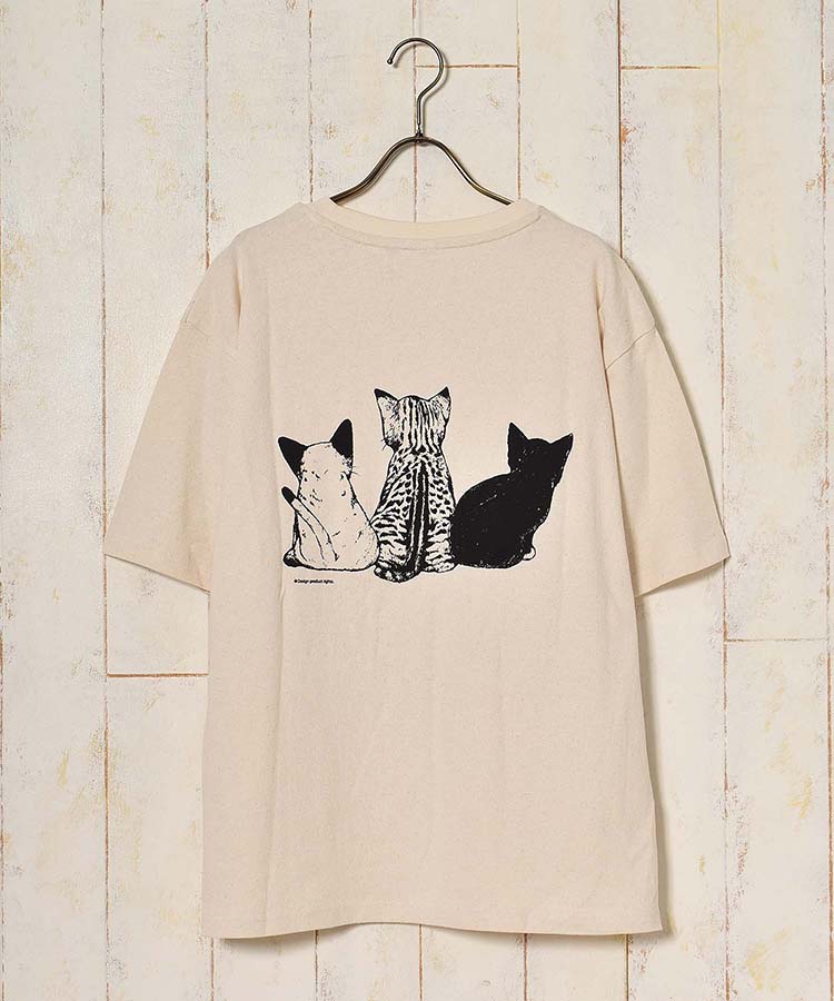 CATプリントシャツ