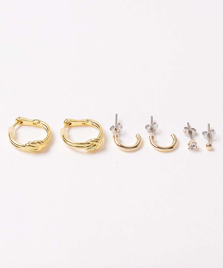 ≪SALE≫ワンタッチフープセットピアス