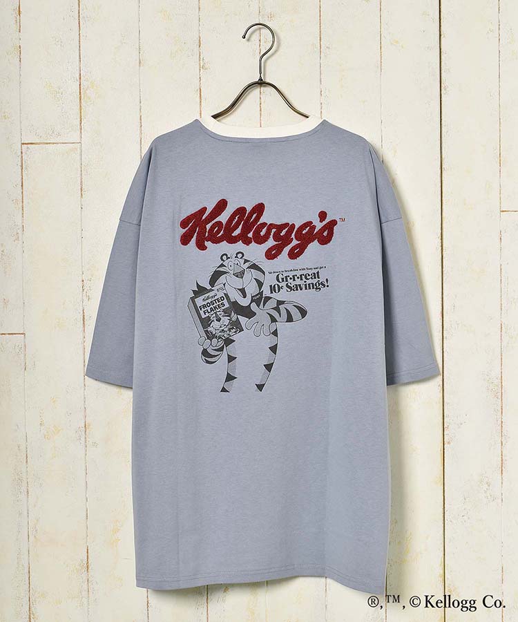 ≪OUTLET≫ケロッグBIGサガラ刺繍Tシャツ