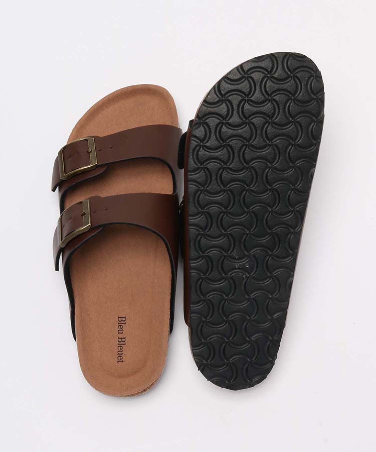 ≪OUTLET≫2ベルトフラットサンダル