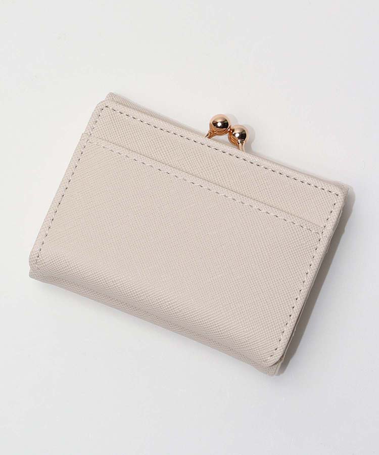 ≪SALE≫スカラップがま口折り財布