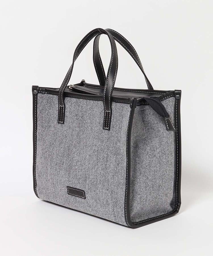≪SALE≫プレーンメルトン2WAYミニトート