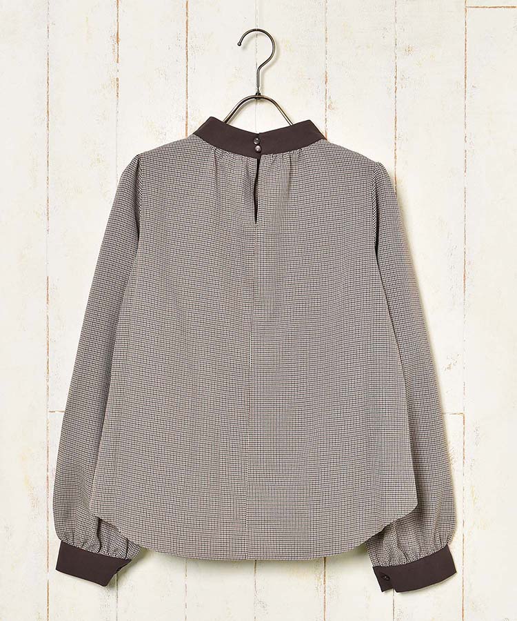 ≪SALE≫配色クレリックブラウス
