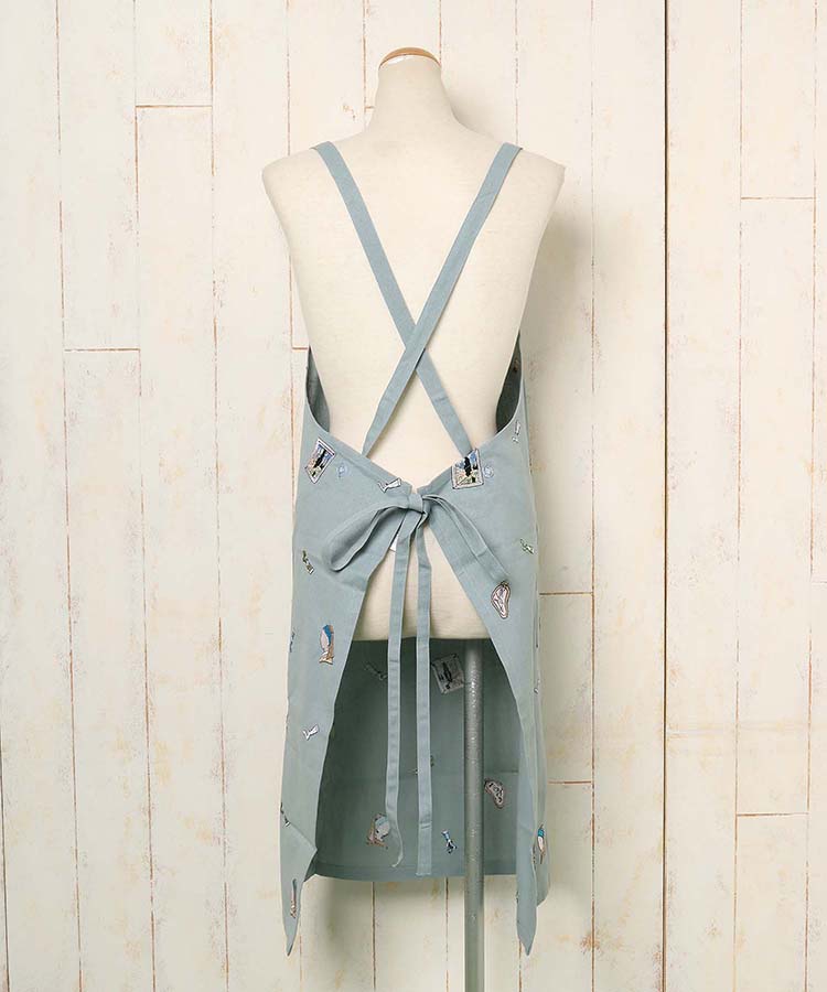 ≪SALE≫アート刺繍エプロン