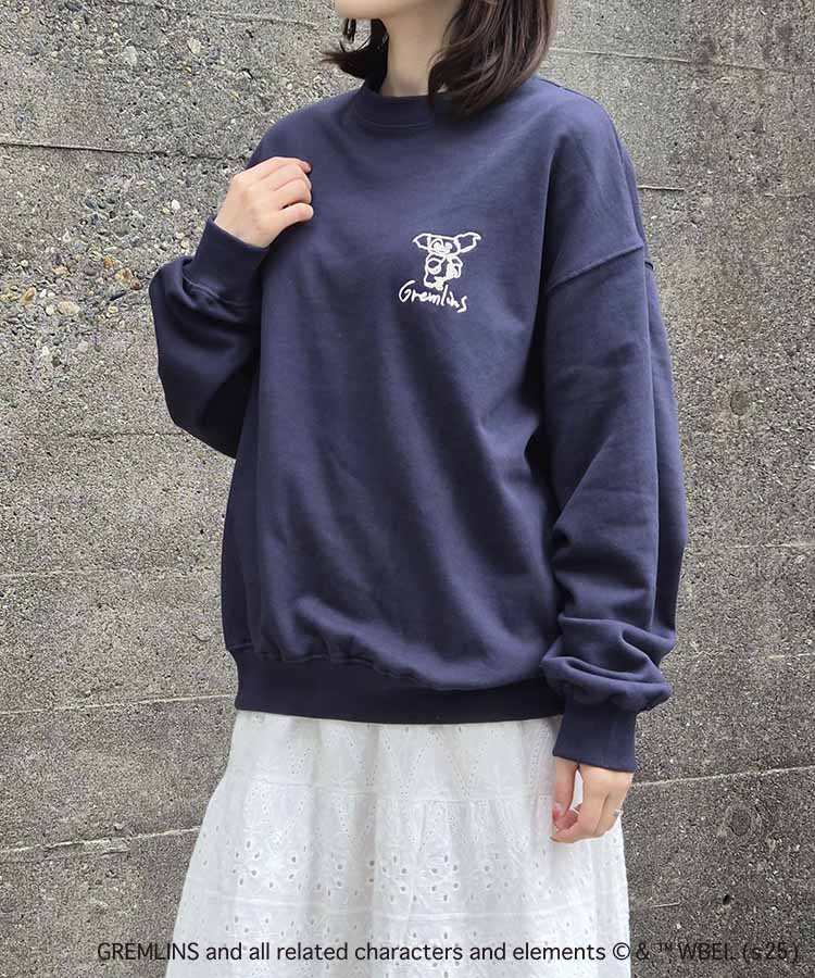 グレムリン刺繍トレーナー