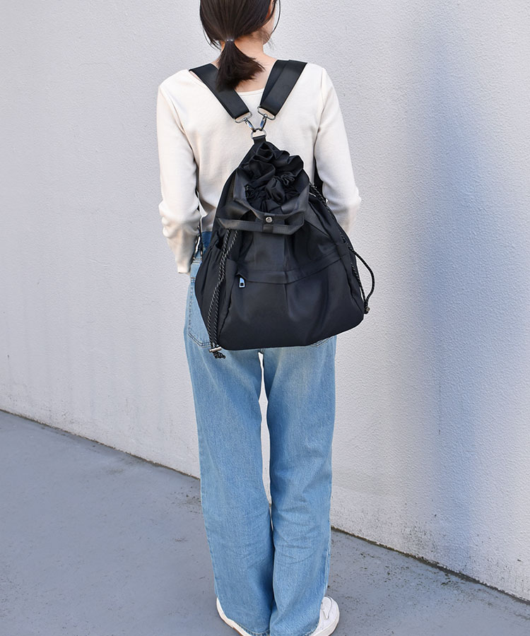 2WAYギャザーリュック