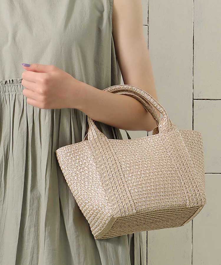 ≪SALE≫雑材シャイニープレートバッグ