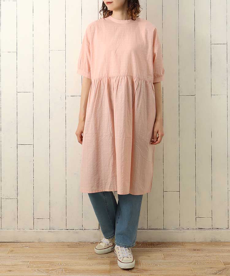 ≪SALE≫ボーダー切替ワンピース