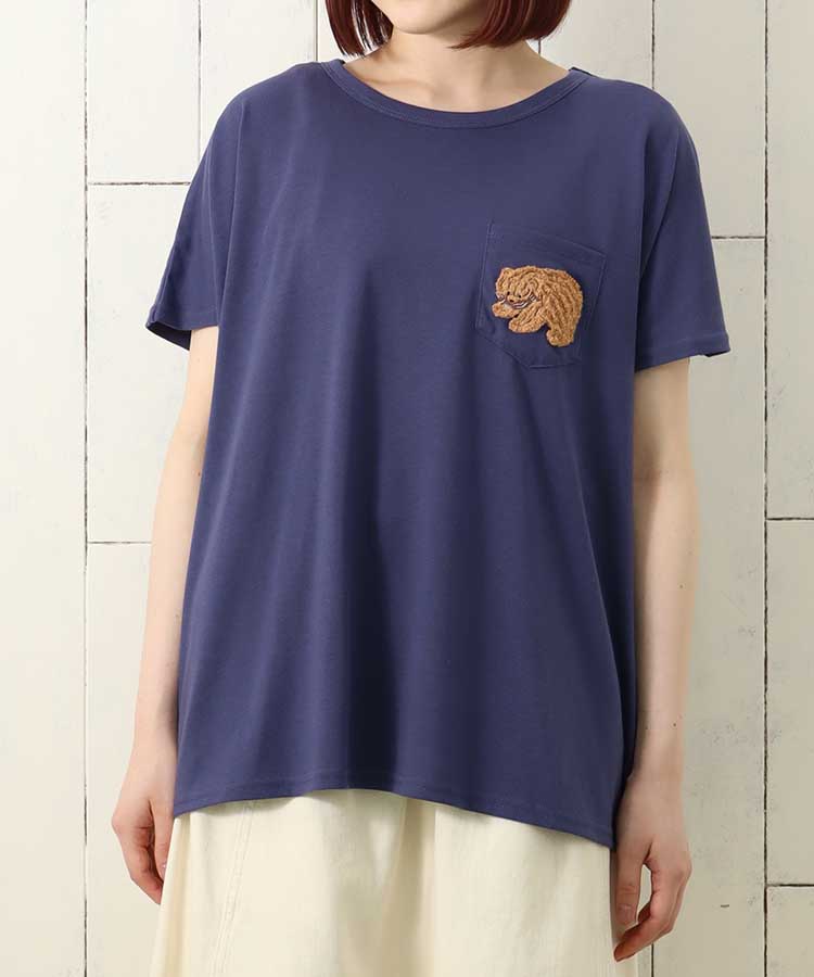 ≪SALE≫木彫りのクマサガラTシャツ