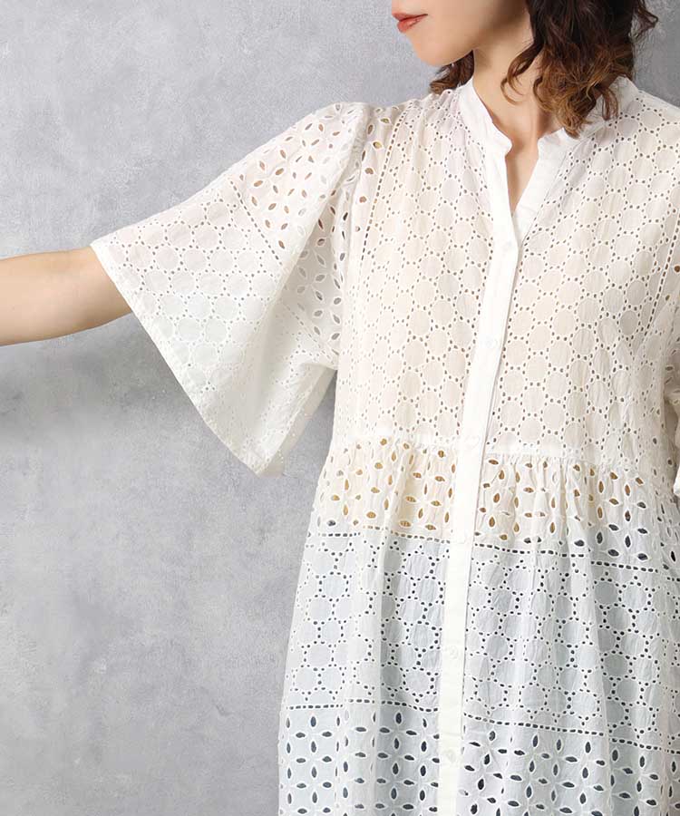 ≪SALE≫シフリー刺繍ワンピース