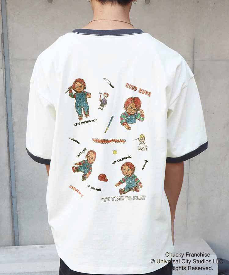 CHUCKYマルチイラストTシャツ