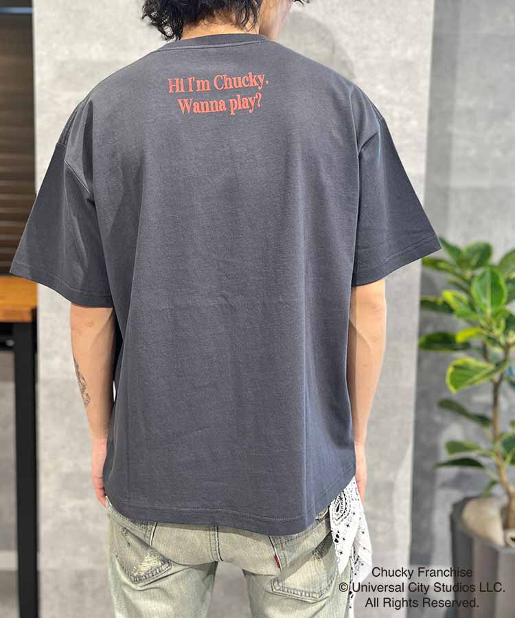 CHUCKYポスター風Tシャツ