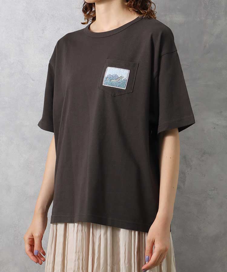 ★入手困難★希少 ネックロゴポケットTシャツ 半袖 カットソー ネッシーポケット付きTシャツ Tシャツ 半袖カットソー
