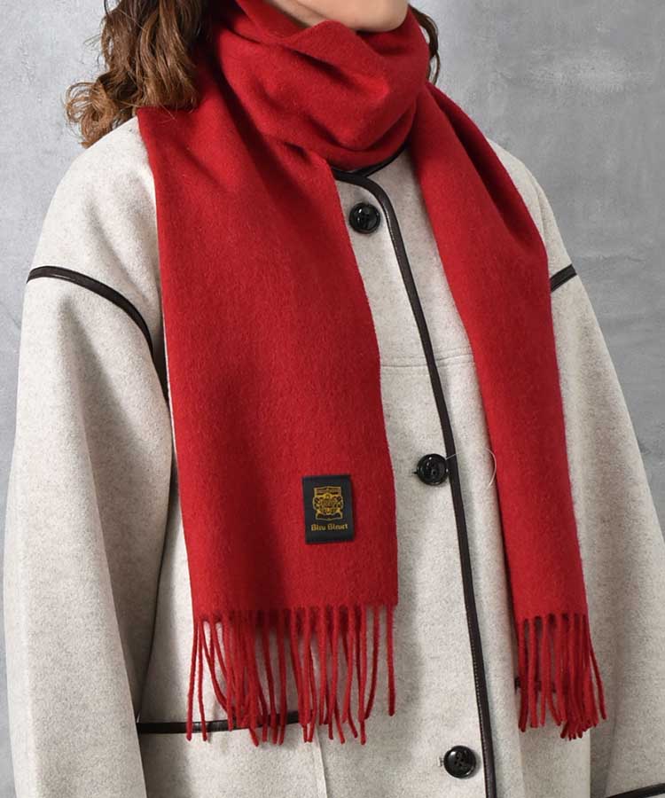 オリジナルネームウールシンプルマフラー