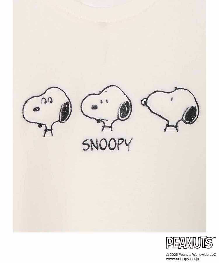 スヌーピーチェックルームウェア上下セット