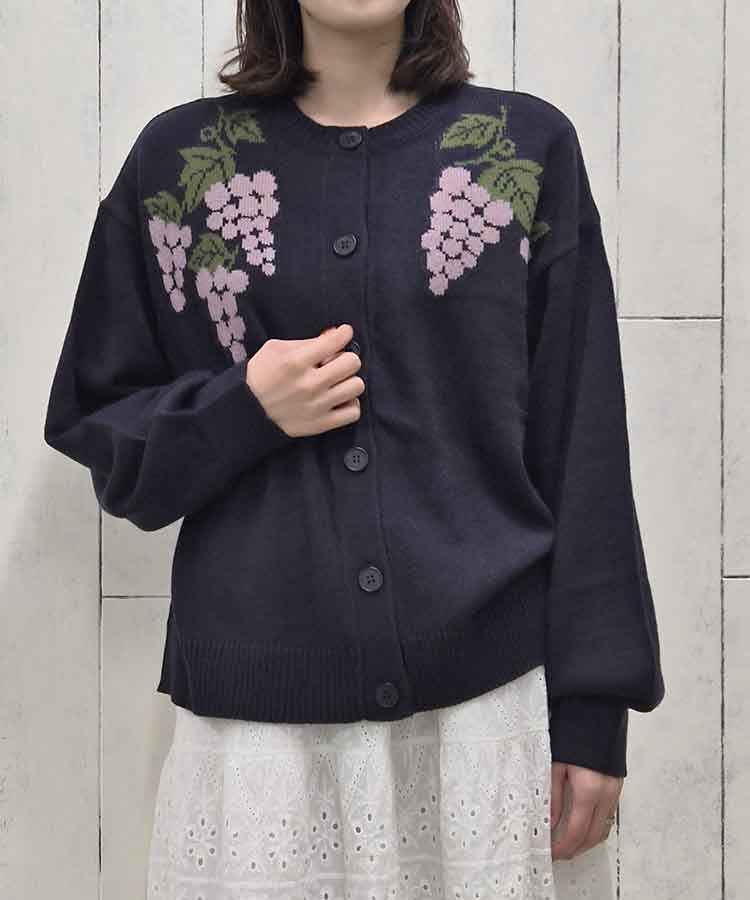 le petale グレープニットカーディガン