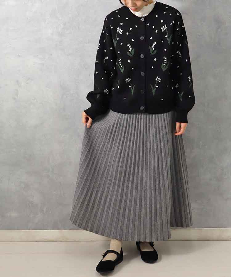 le petaleスズランニットカーディガン