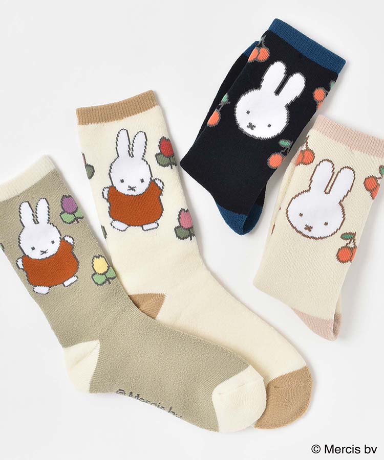 ≪SALE≫ミッフィー裏起毛ルームソックス