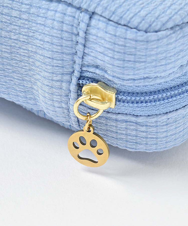 ドッグリボン多ポケットリップルポーチ