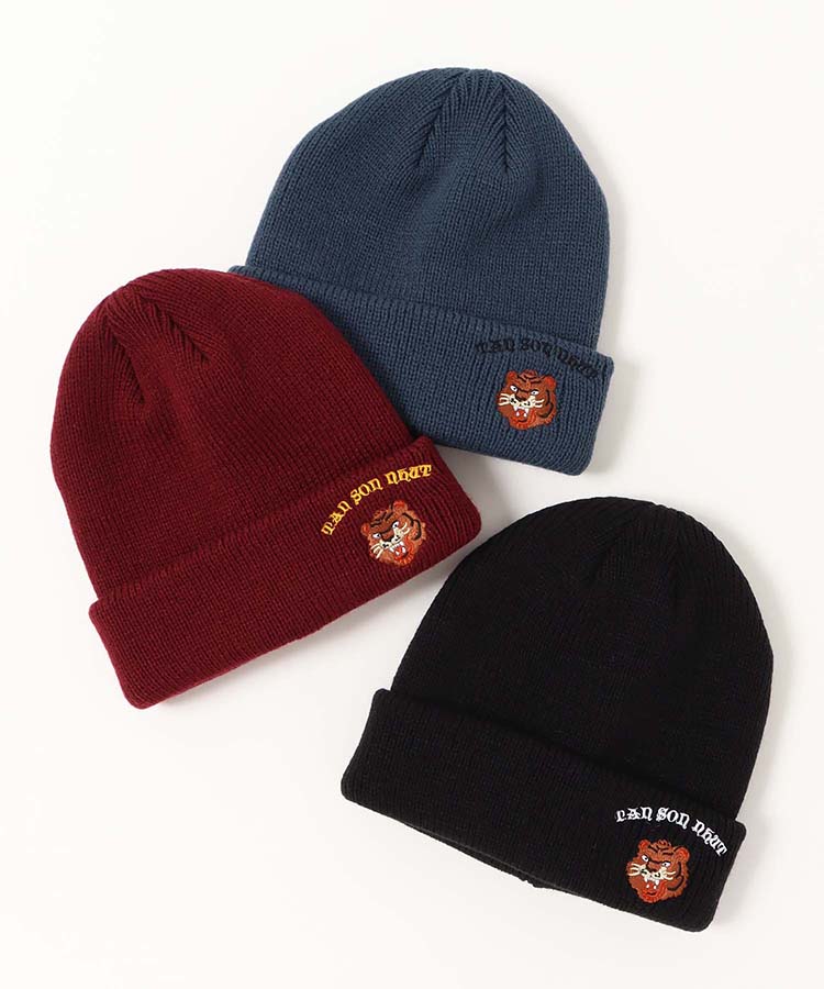 ≪SALE≫トラ刺繍ニット帽