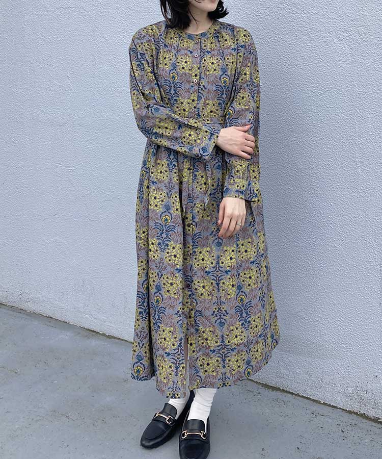 ≪SALE≫【WEB限定】ガーデンクロス前開きワンピース