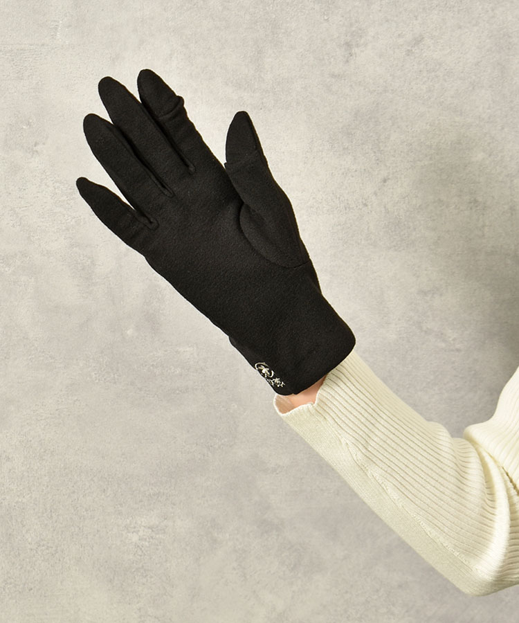 指フードレース刺繍グローブ