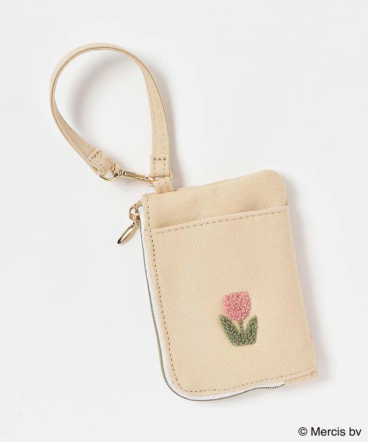 miffyスプリングサガラ刺繍コインパスケース