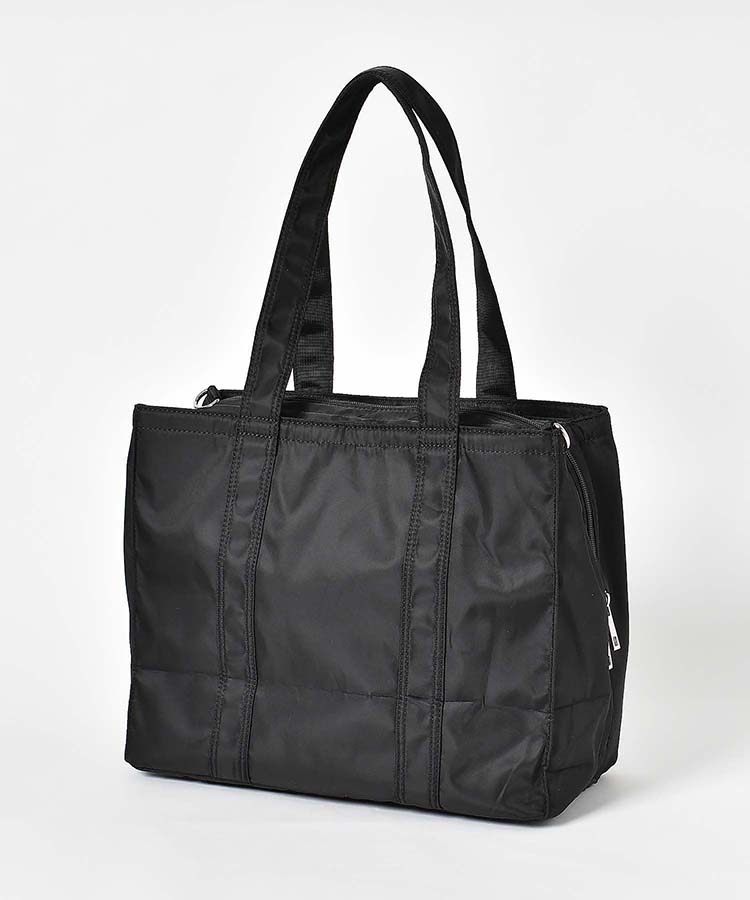 スクエア多ポケットナイロントート