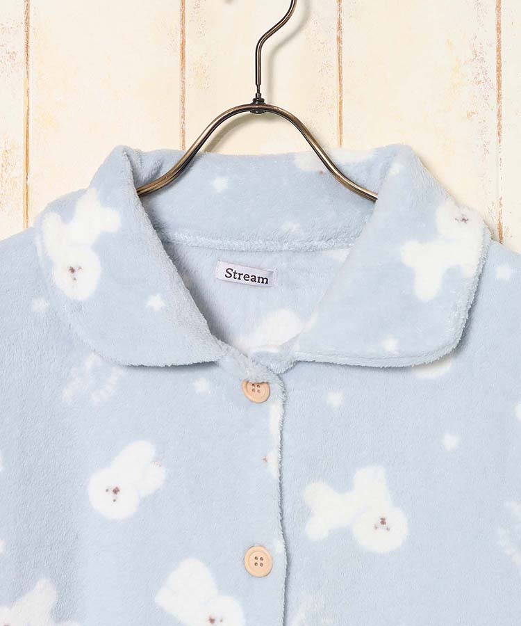 サンゴパイル総柄ルーム上下セット