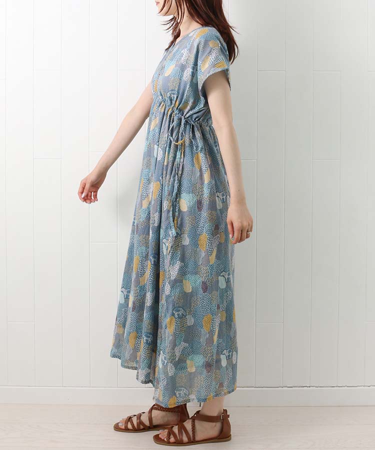 ≪SALE≫アニマルパッチワークドットワンピース