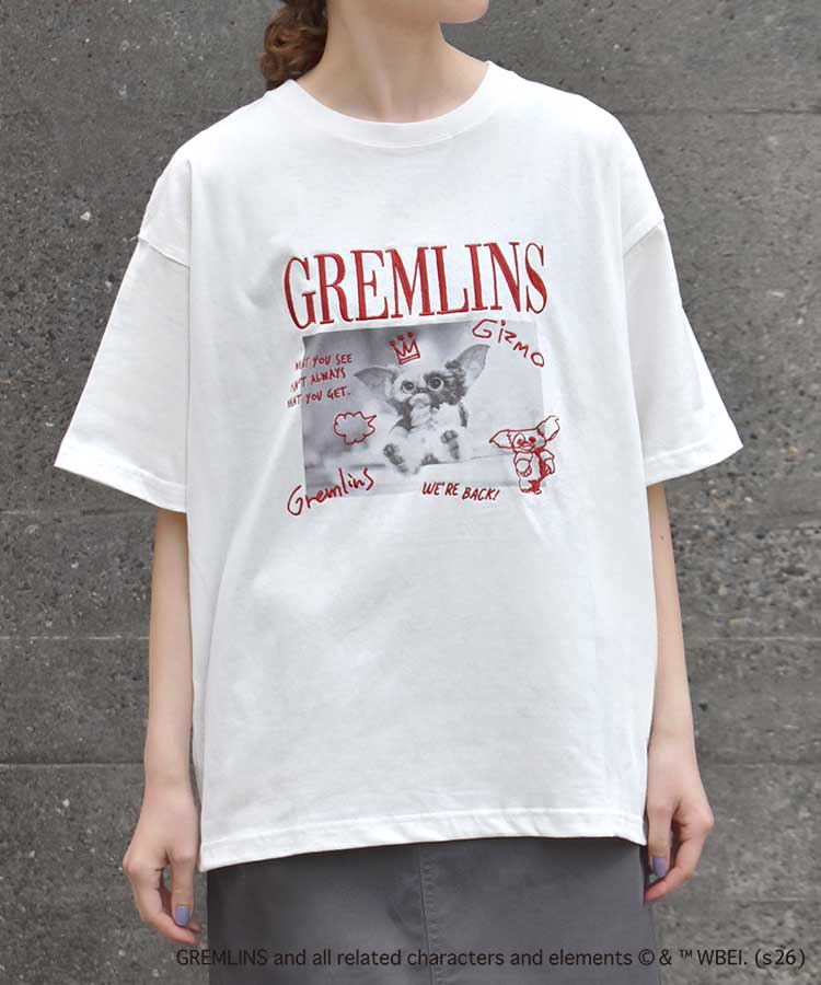 グレムリンフォト刺繍プリントTシャツ
