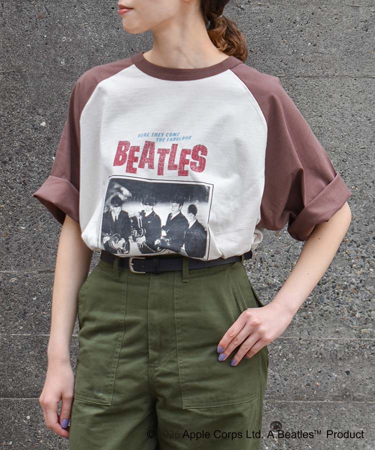 THE BEATLESツアーラグランTシャツ