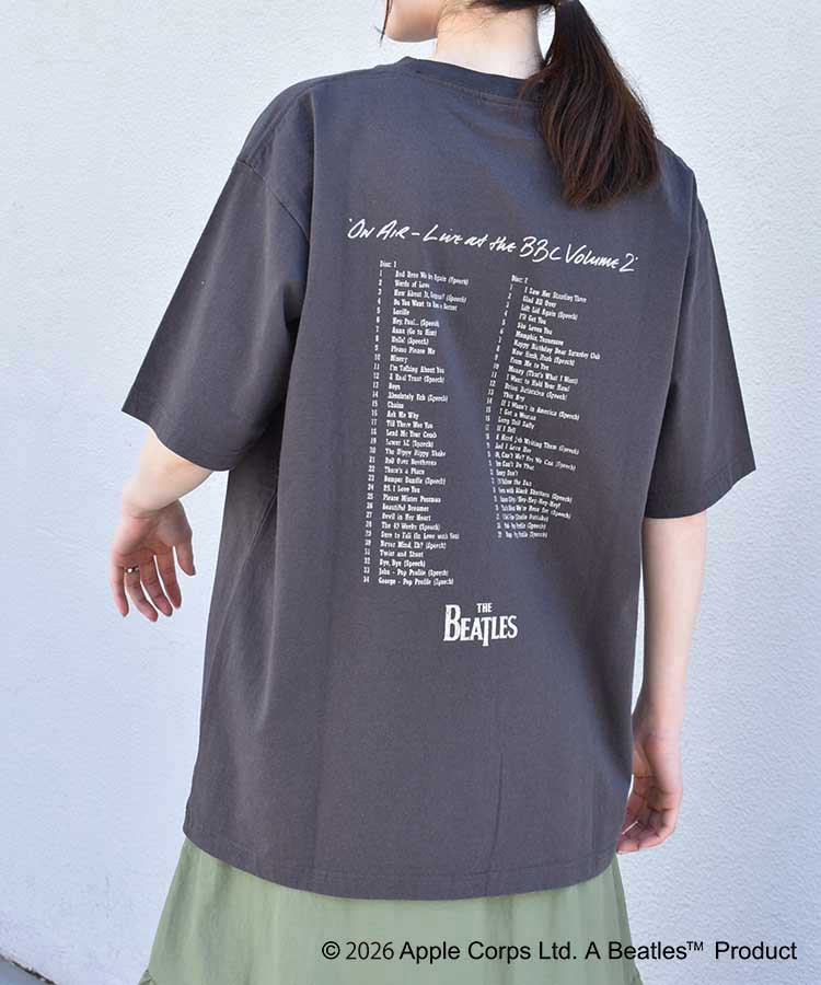 THE BEATLESレコードプリントTシャツ