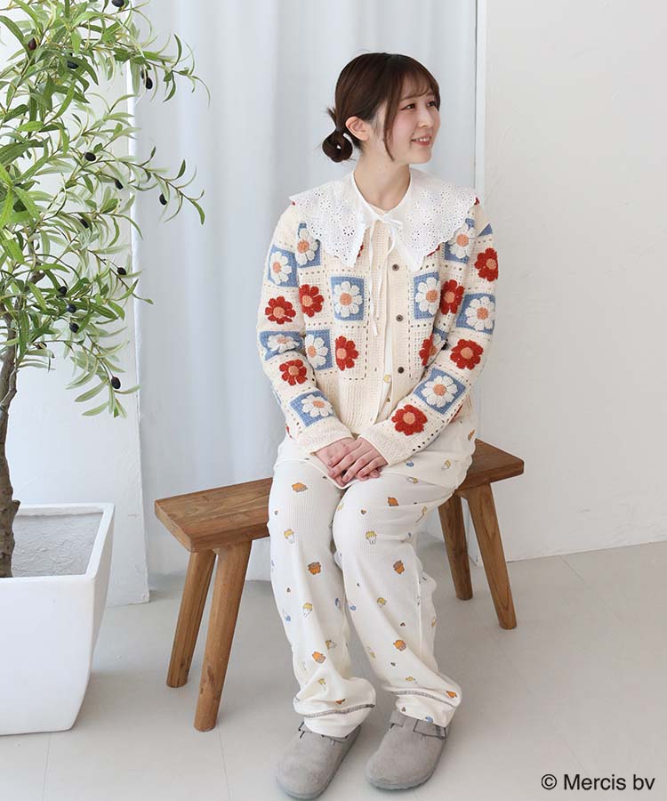 【WEB予約 2/18～順次発送】ミッフィーワッフルルームウェア上下セット
