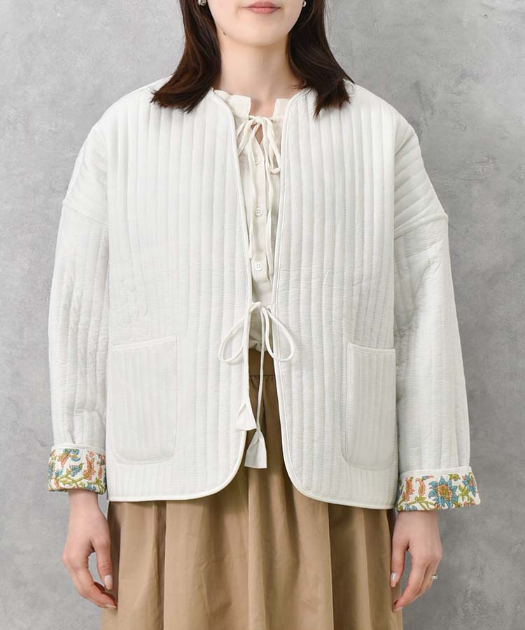 フラワーキルトジャケット