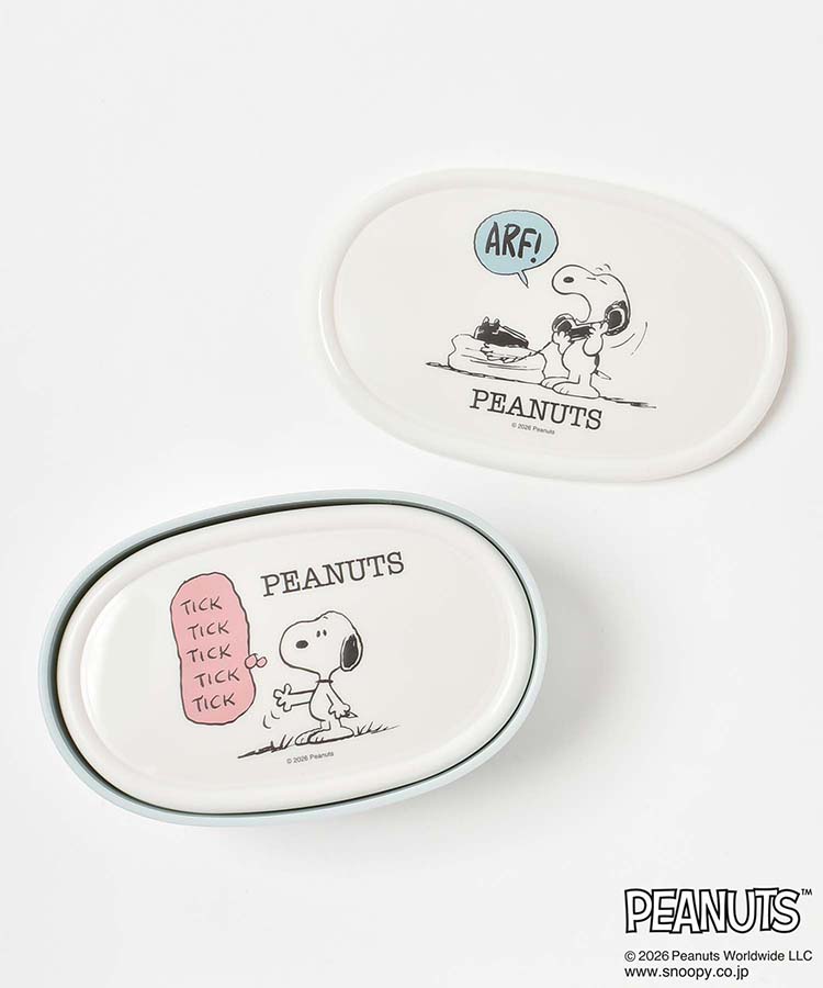 スヌーピー スモーキーパステルシール容器3P