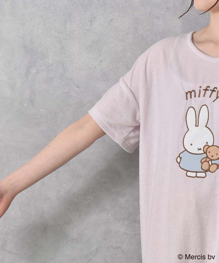 ミッフィー 半袖パイルルームウェア上下セット