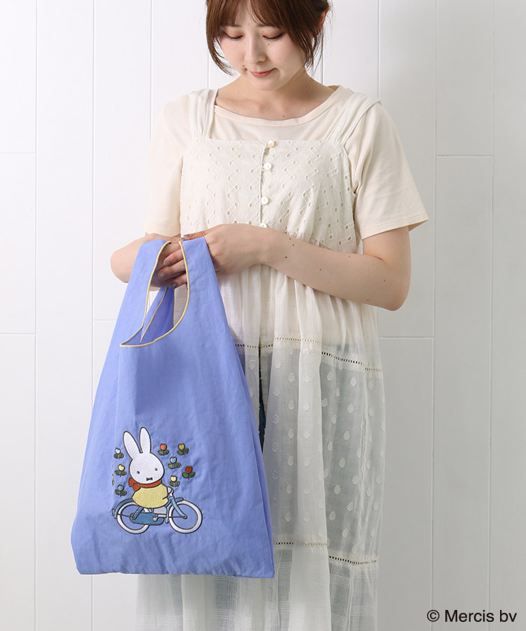 BRUNA MOTIF EMBROIDERYショッピングバッグ