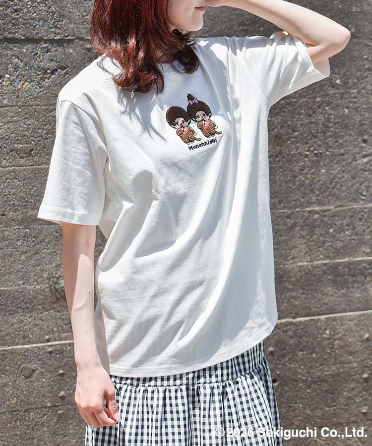 モンチッチ刺繍Tシャツ