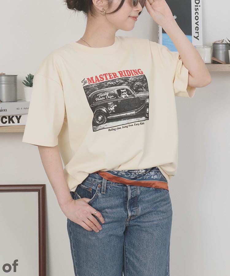 catフォトTシャツ