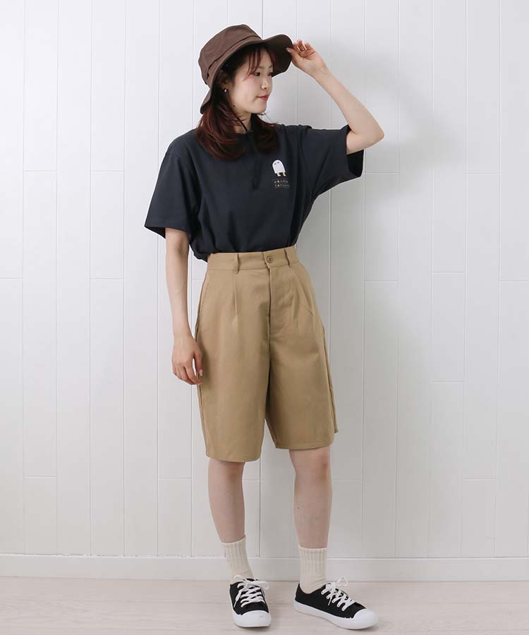 古代フロッキープリントTシャツ