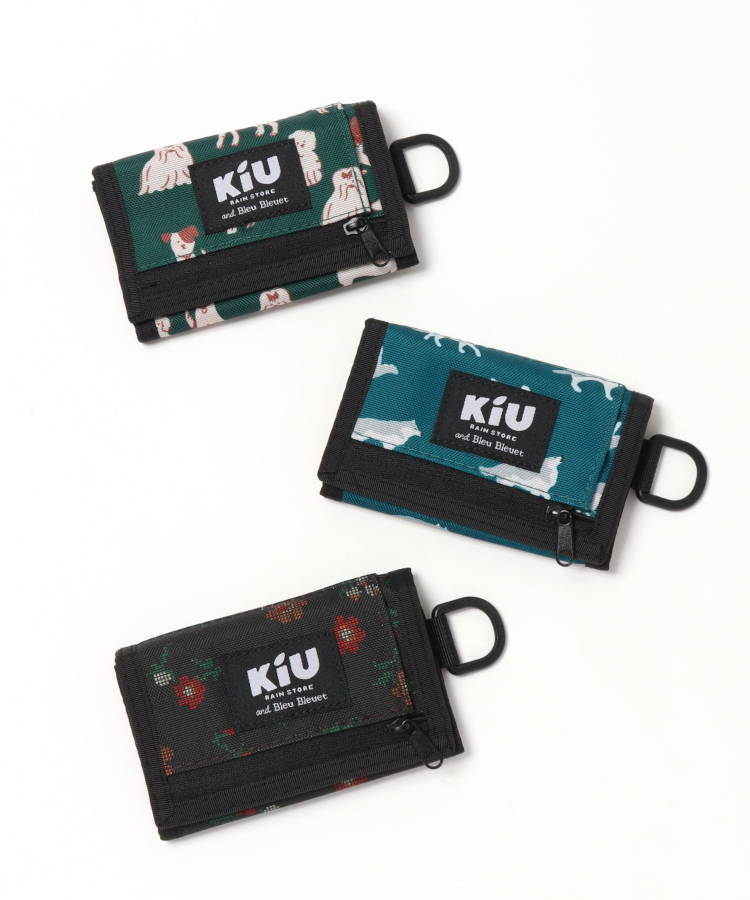 【KiU and BleuBleuet】KiUウォーターリペレントウォレットタイプ
