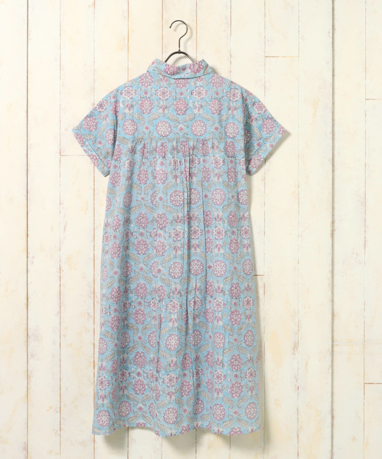≪SALE≫総柄シャツワンピースNO1