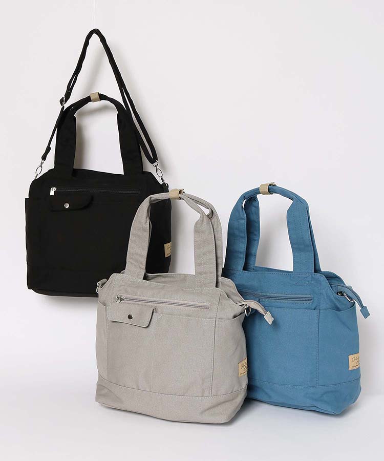 ≪SALE≫キャンバス多収納2WAYバッグ