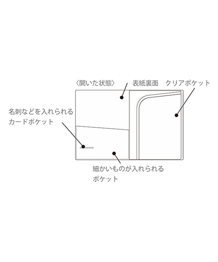 STUDY HOLICクリアブックファイルA4